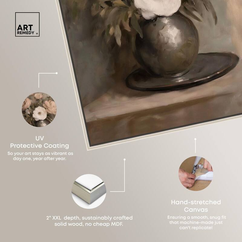 Porcelain Pink Canvas by Art Remedy