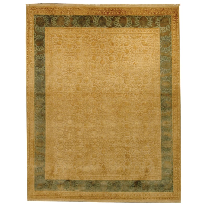 SAFAVIEH Couture Hand-knotted Silviya of India Jalynn Traditional Border