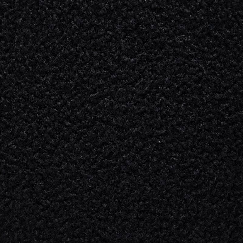 SEYNAR 25" Faux Sherpa Round Storage Ottoman - Large Cozy Bouclé Footrest Stool