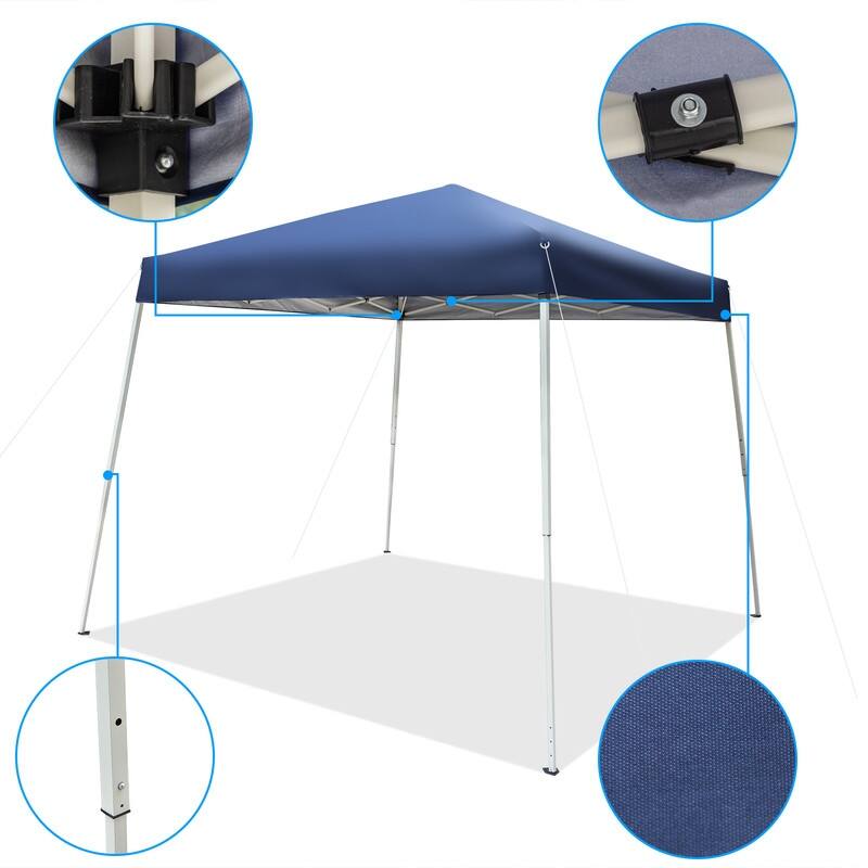 Outdoor Slanted Feet Pop-up Canopy Gazebo