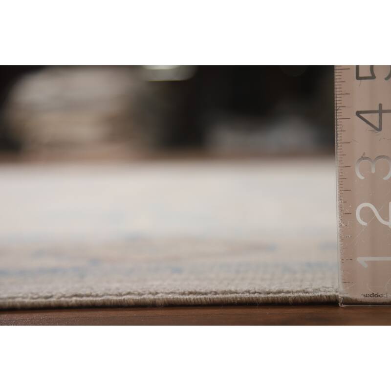 Hand Knotted Oriental 100% Wool Carpet Transitional All-Over Beige & Ivories Oushak Area Rug - 10' 9'' X 8' 5''