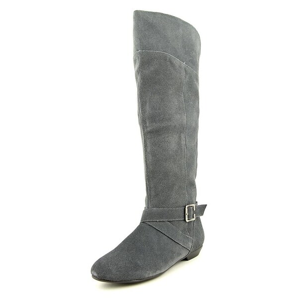 Chinese Laundry Newbie Women Round Toe Suede Knee High Boot