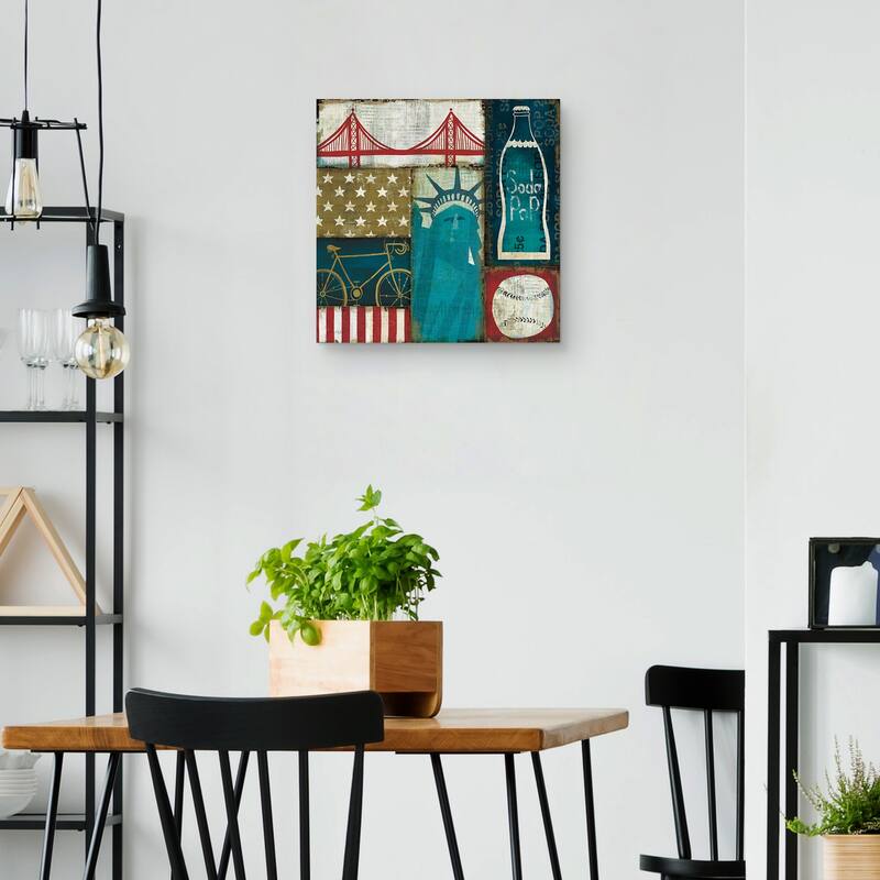 American Pop I by Michael Mullan Canvas Art Print
