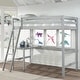 preview thumbnail 1 of 67, Hillsdale Caspian Wood Twin Loft Bed with Desk