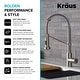 preview thumbnail 11 of 36, Kraus Bolden 2-Function 1-Handle Commercial Pulldown Kitchen Faucet