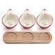 preview thumbnail 3 of 3, Pfaltzgraff Winterberry Santa Dip Bowl and Tray Set, 10 Inch