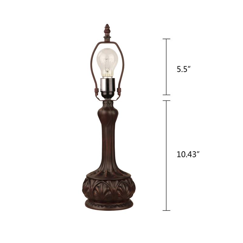 Tiffany Style Victorian Design 1 Light Table Lamp - 18.3 inches high