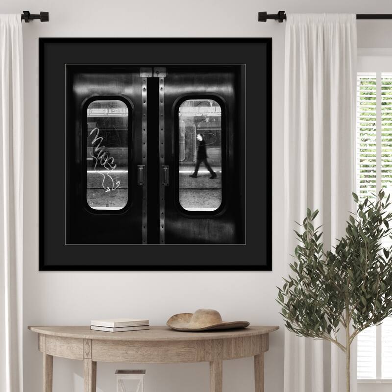 A Lonely Passage by Laura Mexia Wood Framed Wall Art Print