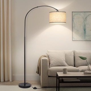 Hanging lamp over couch top