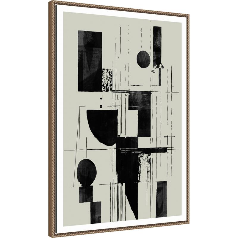 Interconnected No. 1 by Cartissi (23 x 33 in.), Framed Canvas Wall Art Print