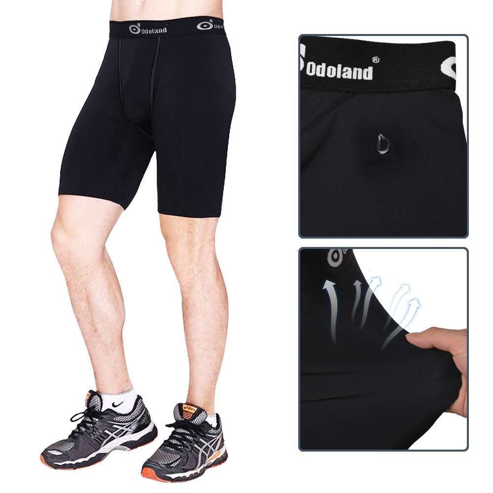 Litthing Mens Compression Shorts Baselayer Cool Dry Sports Tights