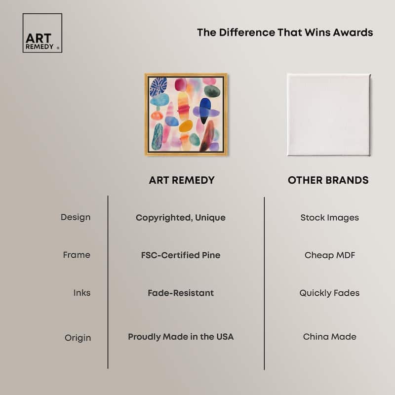 Dissolving Hues Canvas by Art Remedy