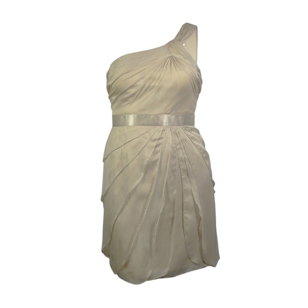 adrianna papell tiered chiffon dress
