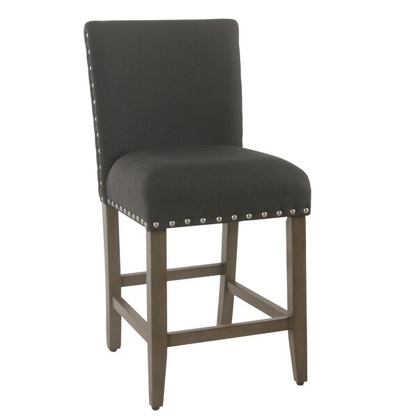 Nailhead counter deals height stools