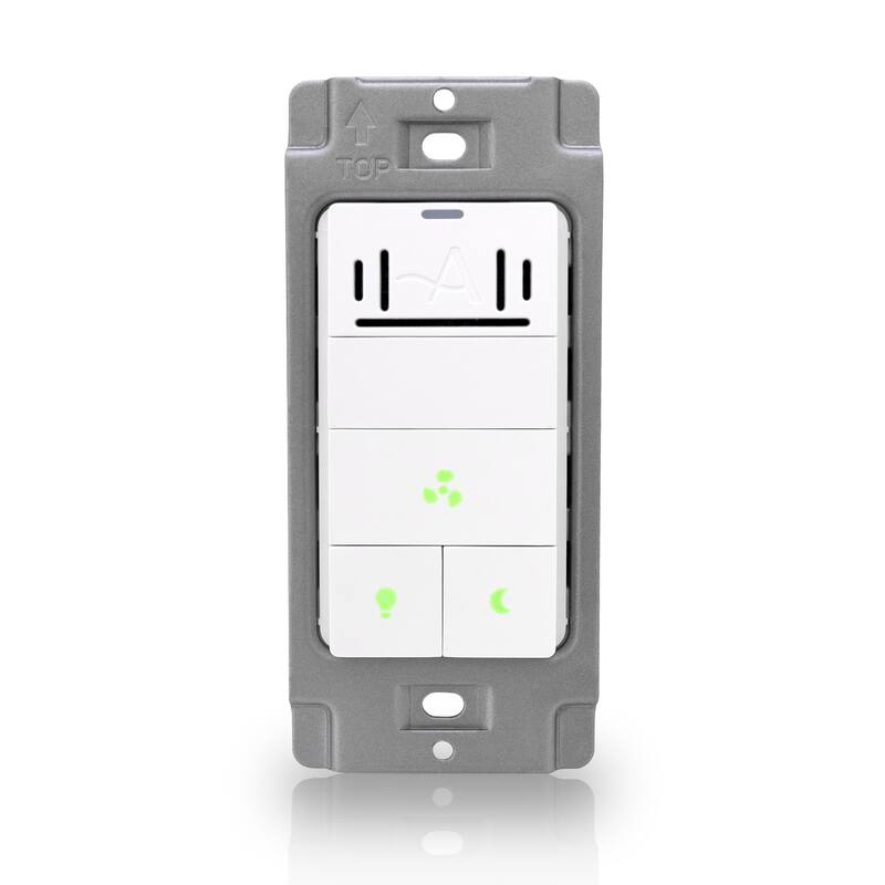 Single Pole Dimmer Switch for Led Light and Bathroom Fan