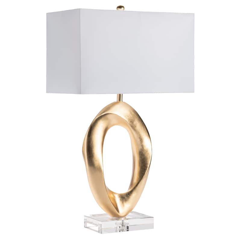 Apollo Crystal & Resin 31" Table Lamp - 18"x10"x31"