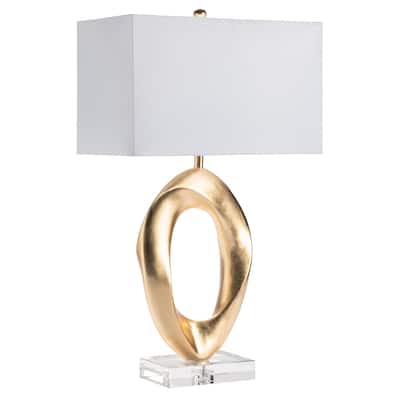 Apollo Crystal & Resin 31" Table Lamp - 18"x10"x31"
