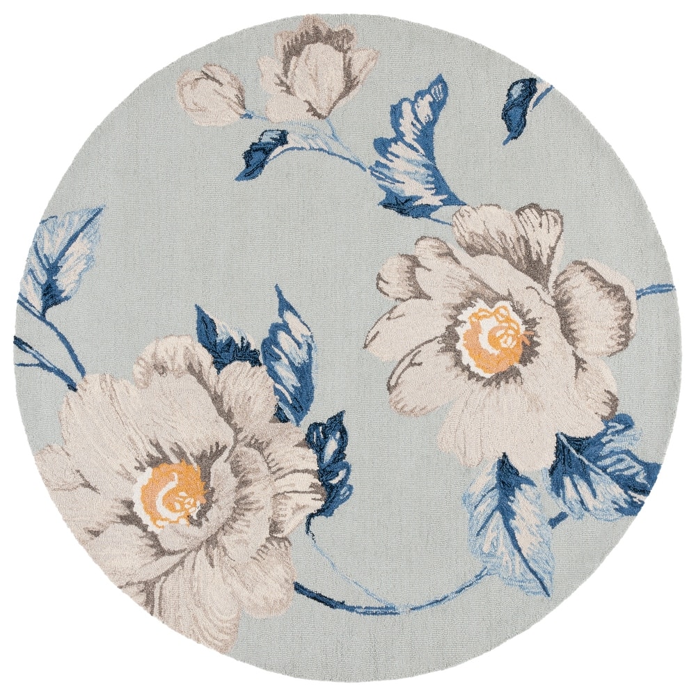 SAFAVIEH Handmade Jardin Garnette Country Wool Rug