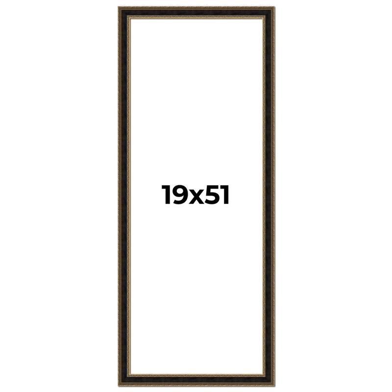 19x51 Frame Gold Antique Vintage Sold Wood Picture Frame | 1.75 Inch