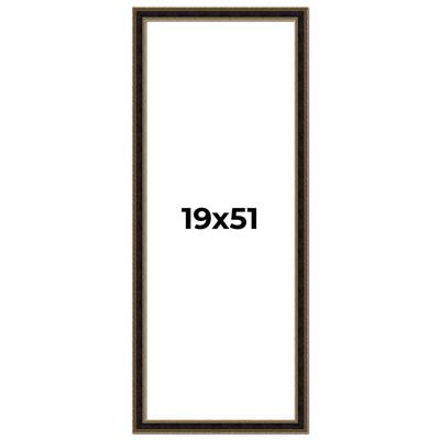 19x51 Frame Gold Antique Vintage Sold Wood Picture Frame | 1.75 Inch