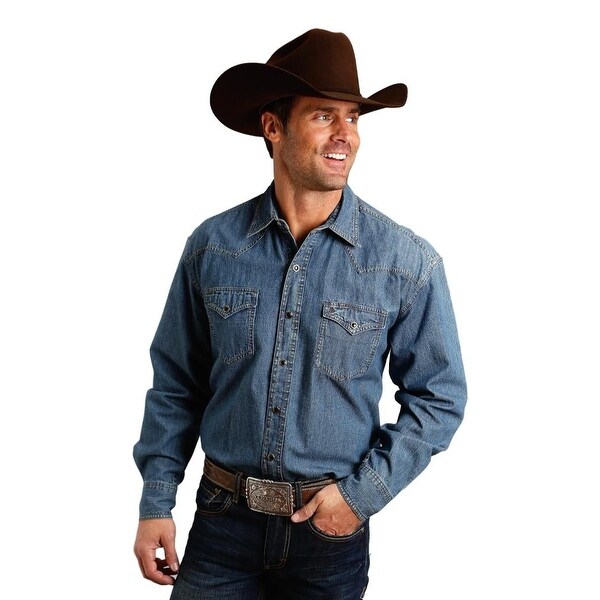stetson denim shirt