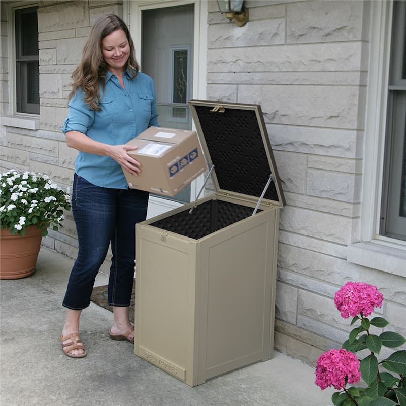 COSCO BoxGuard 45 Gallon Lockable Package Delivery and Storage Box - 6.3 Cubic Feet