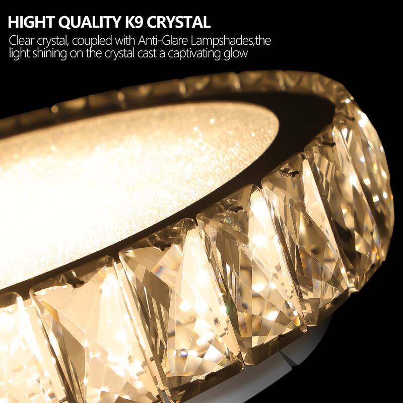Modern Embedded Crystal Chandelier