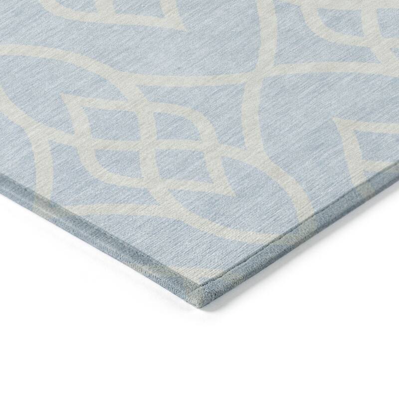 HomeRoots Trellis Transitional Rectangle Outdoor Rug