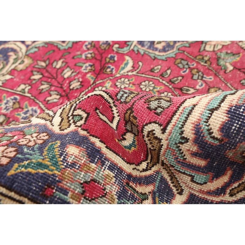 ECARPETGALLERY Hand-knotted Antalya Vintage Red Wool Rug - 6'7 x 9'8