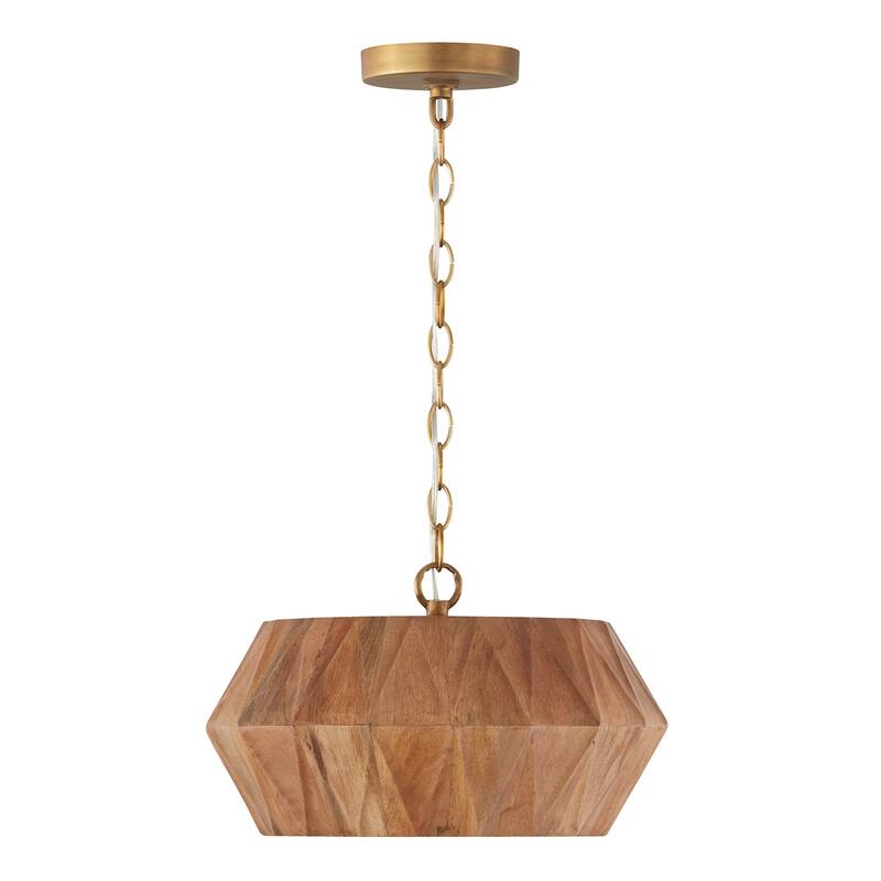 Nadeau 1-Light Semi-Flush - 15"W x 10.75"H