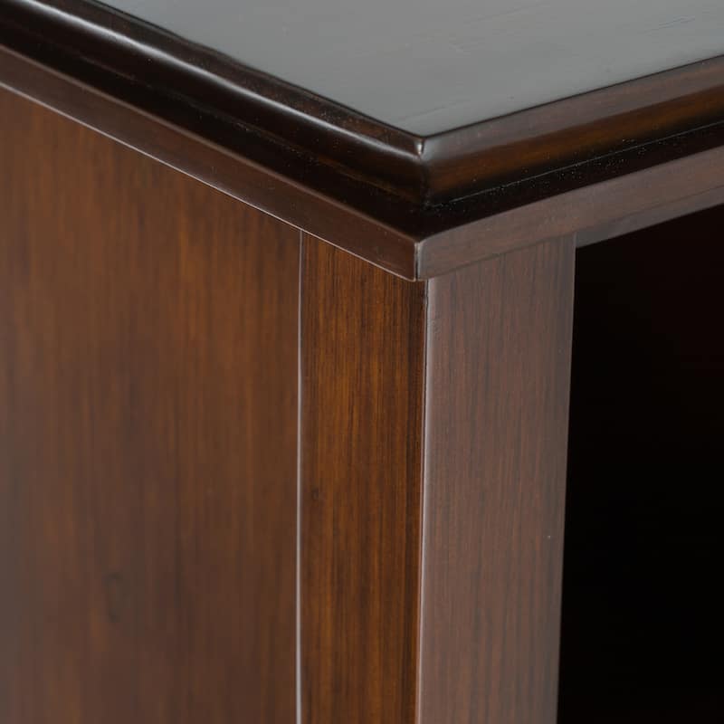 WYNDENHALL Stratford SOLID WOOD 48x57 inch Transitional 12 Cube Storage - 57"w x 15.75"d x 48"h