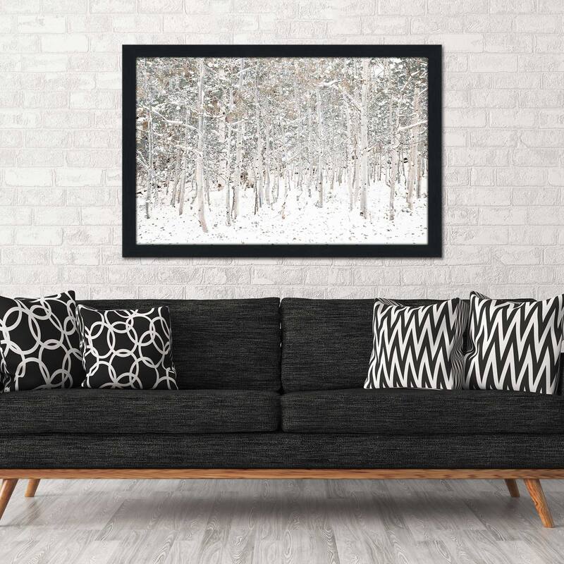"White Snow Wonderland (Horizontal)" Print on Acrylic