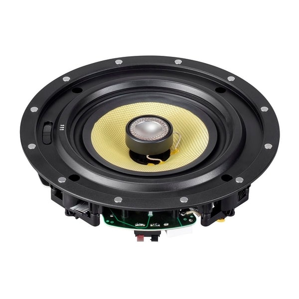 Shop Monoprice 2 Way Fiber In Ceiling Speakers 6 5 Inch Pair