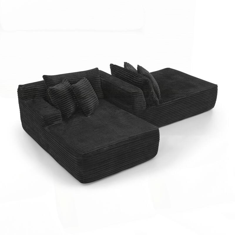 Two-seater Lazy Sofa Lounge Chair,Compressed Sofa No Assembly Required