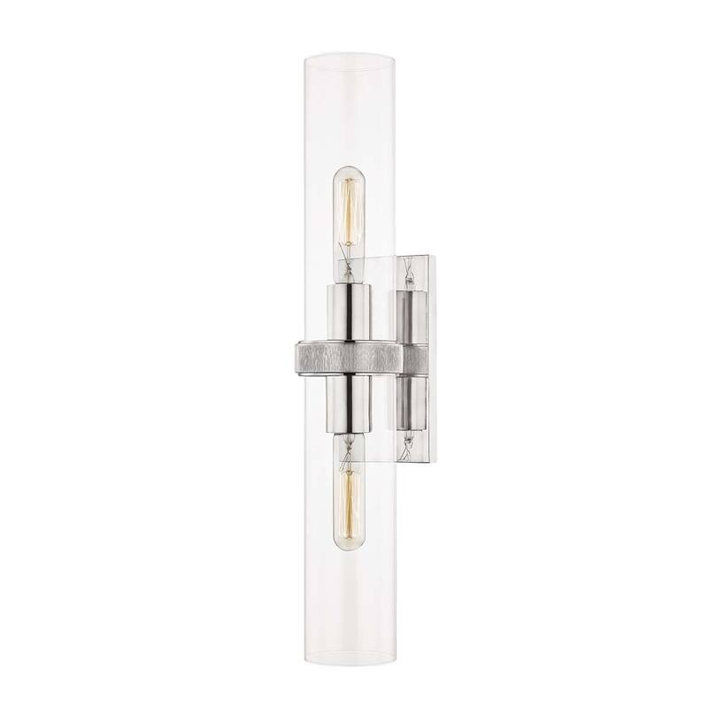 Hudson Valley Lighting Briggs 2 Light 23" Tall Wall Sconce - Polished Nickel