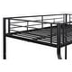 preview thumbnail 9 of 10, Noise Reduced Design Metal Bunk Bed with Solid construction, Safety guaranteed, Twin over Full,Black
