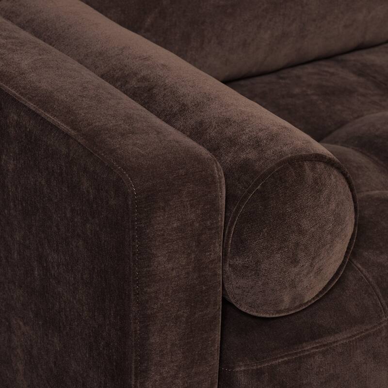 Poly & Bark Napa 82" Fabric Pull-Out Sofa Bed