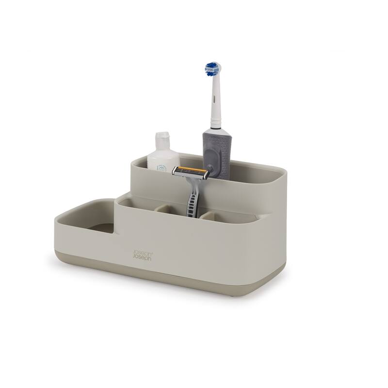 Joseph Joseph EasyStore Bathroom Storage Organizer Caddy - Ecru