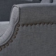 preview thumbnail 42 of 42, Walter Tufted Fabric Wingback Recliner Club Chair by Christopher Knight Home