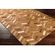 preview thumbnail 16 of 19, Arcangelo Modern Hair-on-hide Leather Area Rug