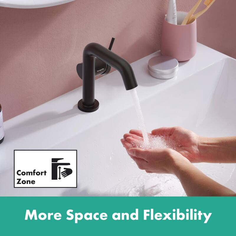 Hansgrohe 73321 Tecturis S 1.2 GPM Single Hole Bathroom Faucet