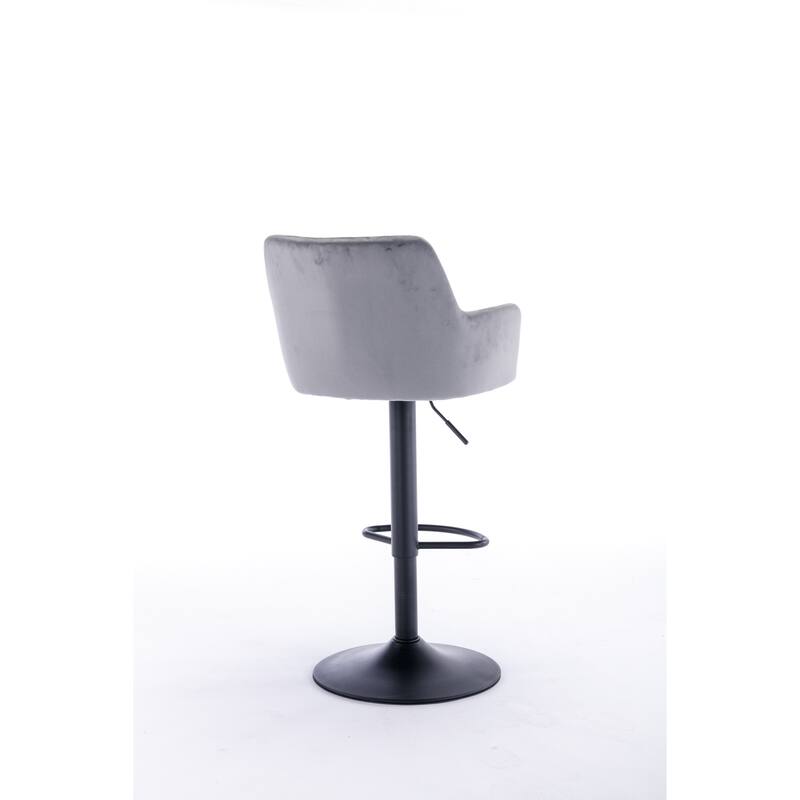 Bar Stools Set of 2,Adjustable Barstools with Back and Footrest, Counter Height Bar Chairs for Kitchen,Pub