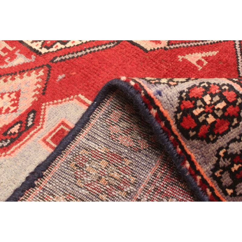 ECARPETGALLERY Hand-knotted Konya Anatolian Grey Wool Rug - 3'10 x 6'11