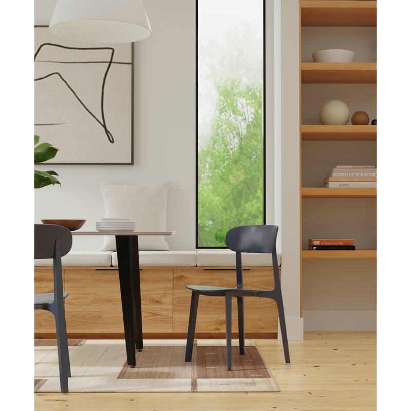 Midcentury Polypropylene Side Chair, Set of 4