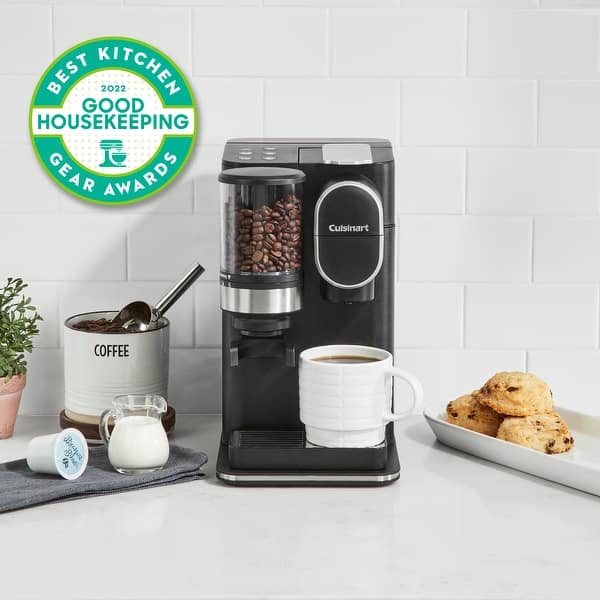 Cuisinart Conical Burr Grind and Brew Single Serve Coffeemaker Bed