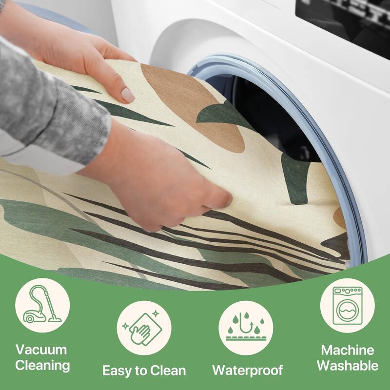 Mcow Bohemian Breeze Washable Indoor Outdoor Area Rug