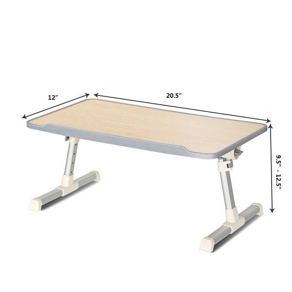 Shop Costway Portable Lap Desk Folding Lazy Laptop Computer Table