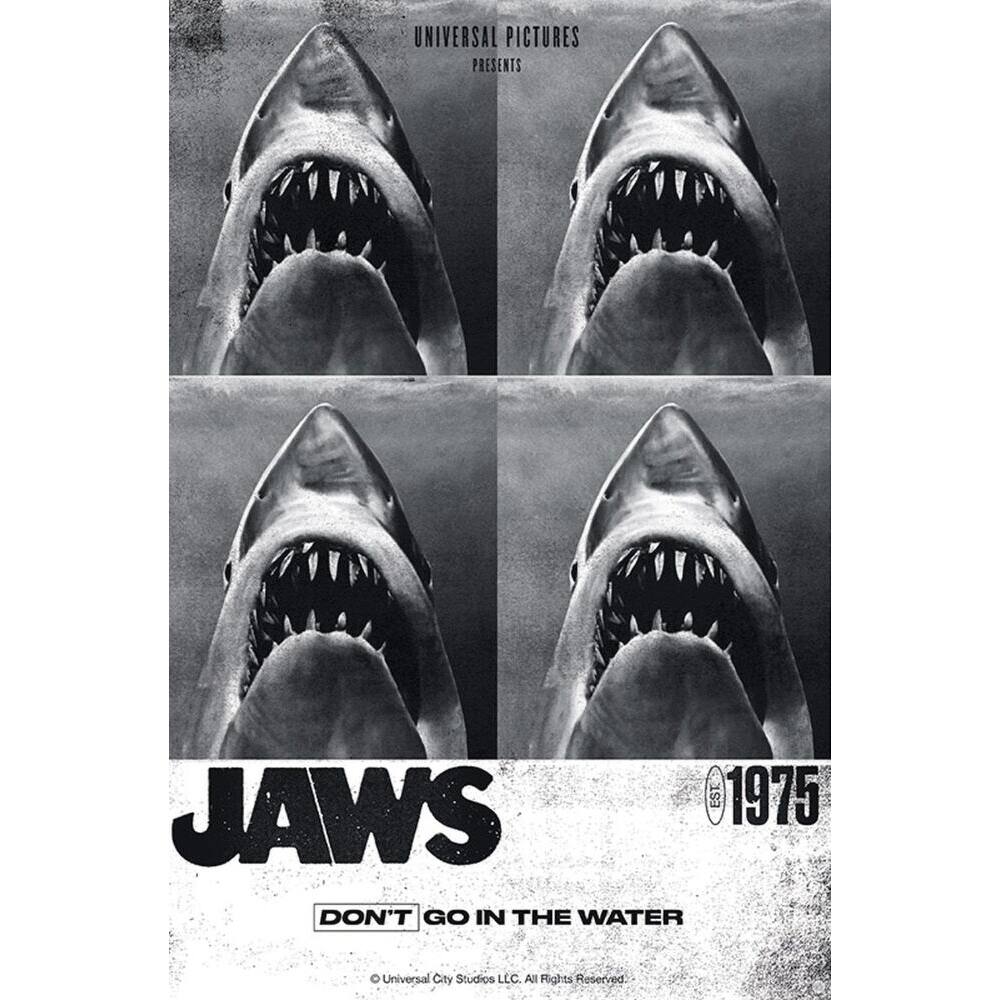 Jaws 1975 Art Poster - 24 x 36 Inch