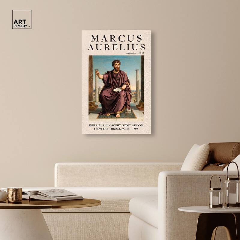 Emperor in Thought Canvas by Art Remedy, Gallery Wrapped