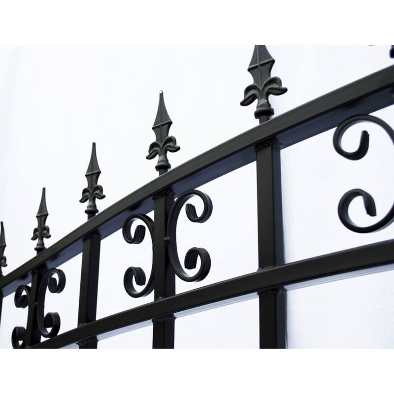 ALEKO Steel St. Louis Style 18 ft Single Swing Driveway Gate